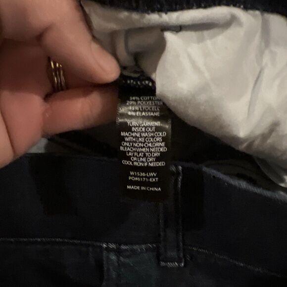 2xl Betabrand Jeans Womens Medium Dark Wash Pull On Straight Leg Blue Denim - Picture 5 of 8